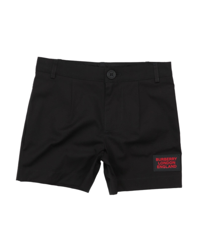 Burberry Kids' Shorts & Bermuda Shorts In Black