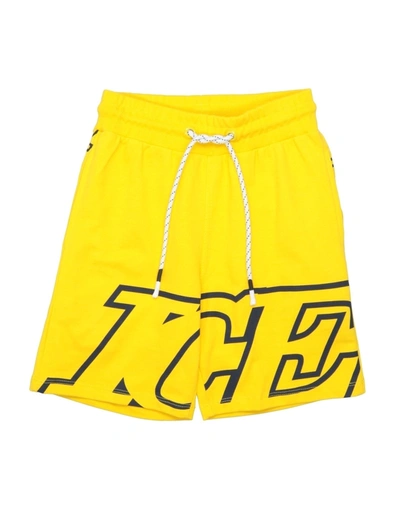 Ice Iceberg Kids' Shorts & Bermuda Shorts In Yellow
