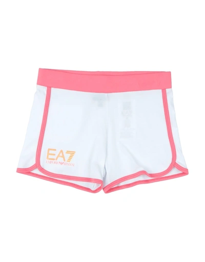 Ea7 Kids' Shorts & Bermuda Shorts In White