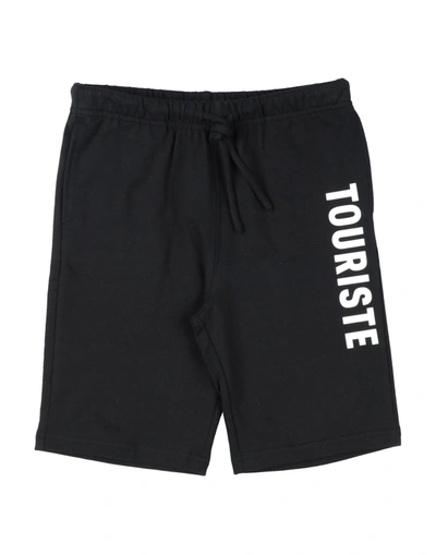 Touriste Kids' Shorts & Bermuda Shorts In Black