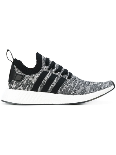 Adidas Originals NMD R2 Primeknit (White/White/Core Black)
