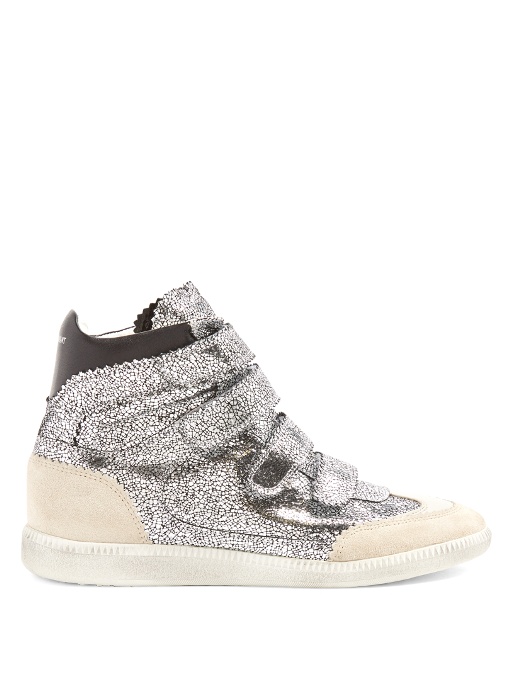 isabel marant sneakers silver