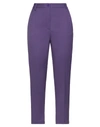 Vicolo Casual Pants In Purple