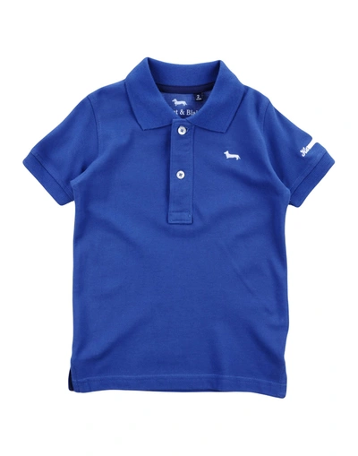 Harmont & Blaine Kids' Polo Shirts In Blue