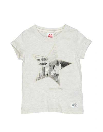 American Outfitters Kids' T-shirts In Ivory