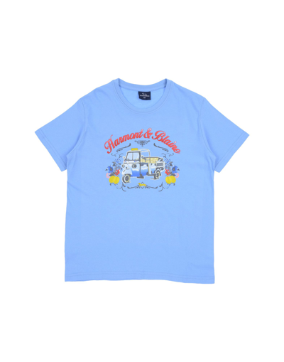 Harmont & Blaine Kids' T-shirts In Blue