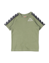 Kappa Kids' T-shirts In Green