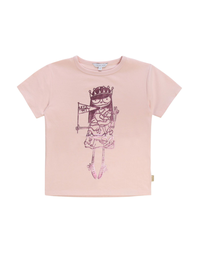 Little Marc Jacobs Kids' T-shirts In Pink