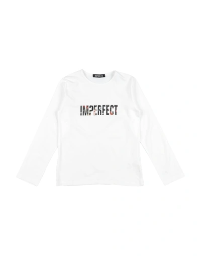 !m?erfect Kids'  Toddler Girl T-shirt White Size 6 Cotton, Elastane