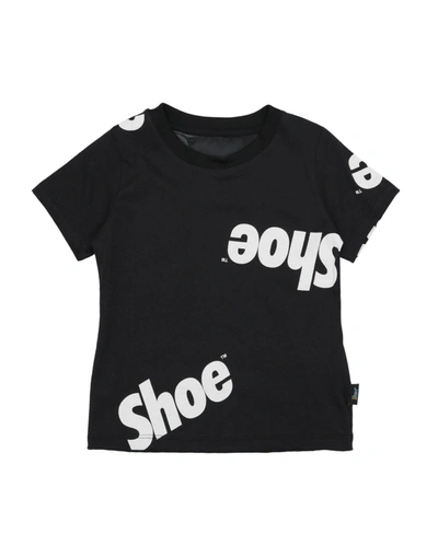 Shoeshine Kids' T-shirts In Black
