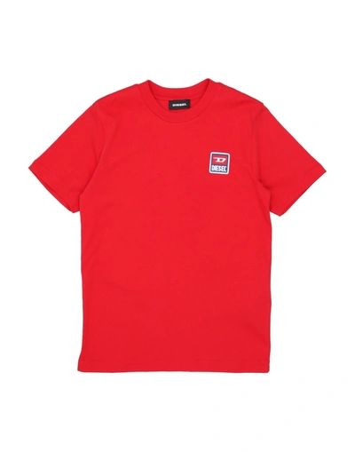 Diesel Kids' T-shirts In Red