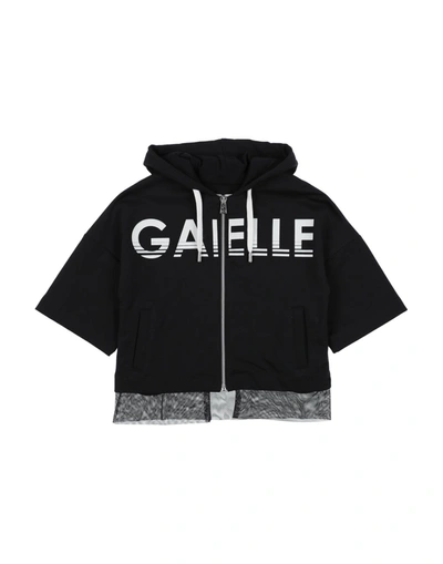 Gaelle Paris Kids' Sweatshirts In Black