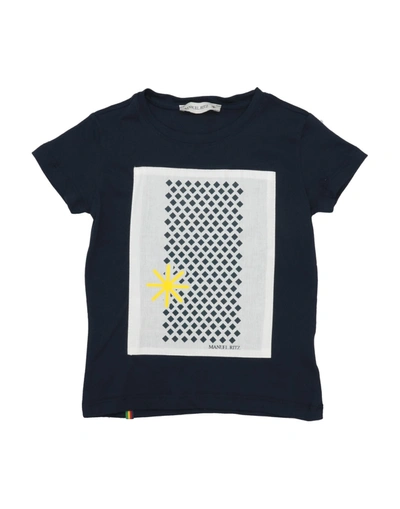 Manuel Ritz Babies' T-shirts In Blue
