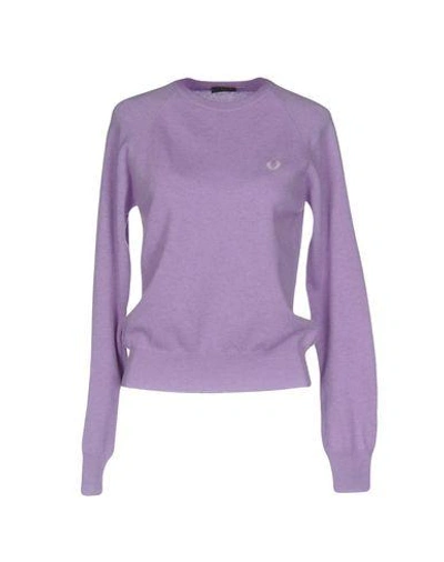 Fred Perry Sweaters In Lilac