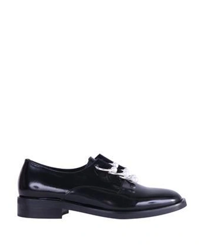 Coliac Anello Leather Shoes In Nero