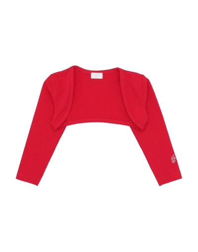 Fun & Fun Kids' Wrap Cardigans In Red