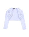 Artigli Girl Kids' Wrap Cardigans In White