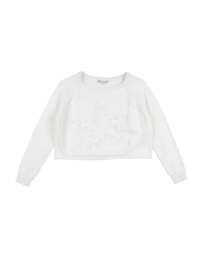 Patrizia Pepe Kids' Sweaters In White