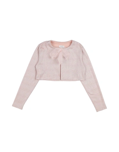 Magil Kids' Wrap Cardigans In Pink