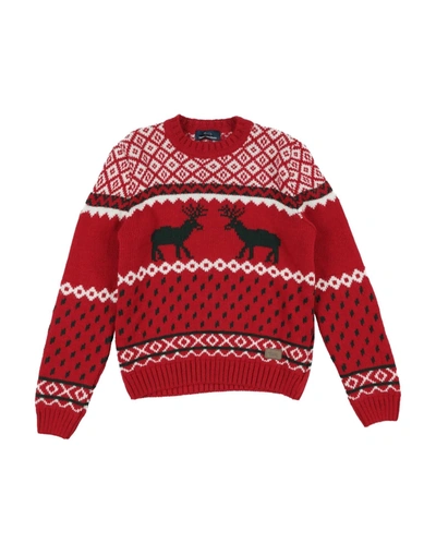 Harmont & Blaine Kids' Sweaters In Red