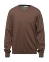 Sun 68 Sweaters In Brown