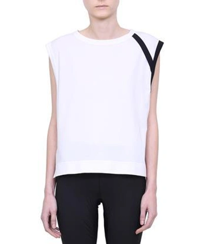 Y-3 Cotton Top In Bianco