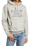 Polo Ralph Lauren Cotton Blend Knit Hoodie In Dark Vintage Heather