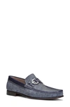 Donald Pliner Dacio Moc Toe Loafer In Indigo