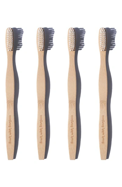 Brush With Bamboo Adult Toothbrush In Bamboo