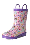 Nomad Footwear Splashy Kids Rain Boot In Mermaid Party