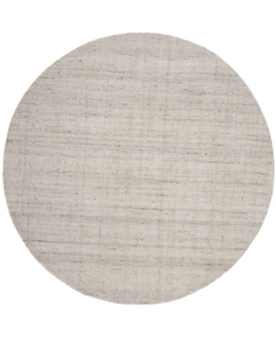 Safavieh Abstract 141 Collection Round Area Rug, 6' X 6' In Silver