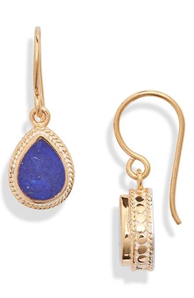 Anna Beck Lapis Lazuli Drop Earrings In Gold/ Lapis