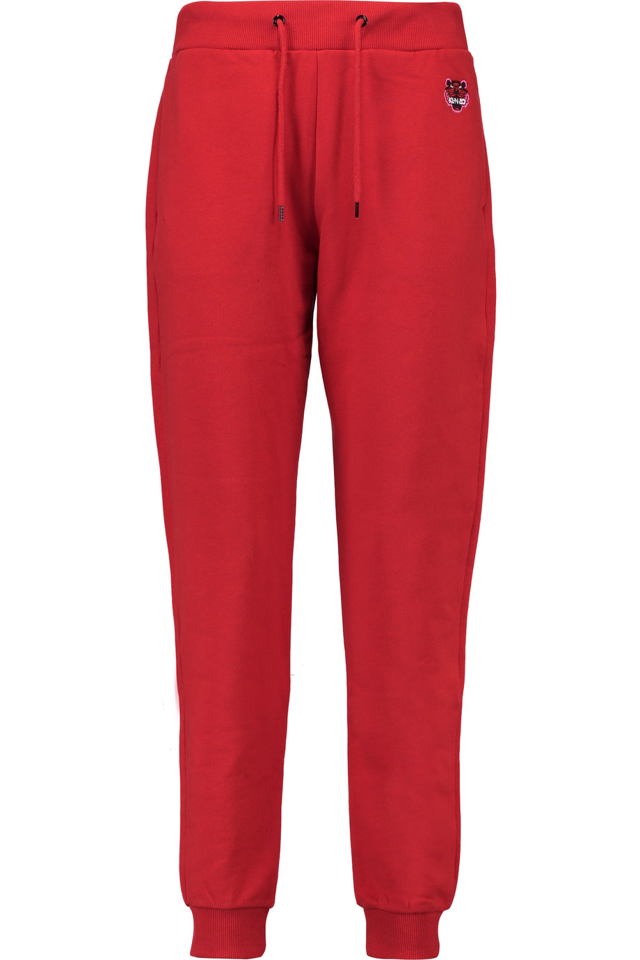 Kenzo Embroidered Cotton-jersey Track Pants | ModeSens