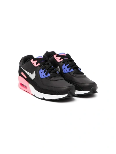 Nike Teen Air Max 90 Sneakers In 黑色
