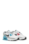 Nike Kids' Air Max 90 Sneaker In White/blue/red/grey