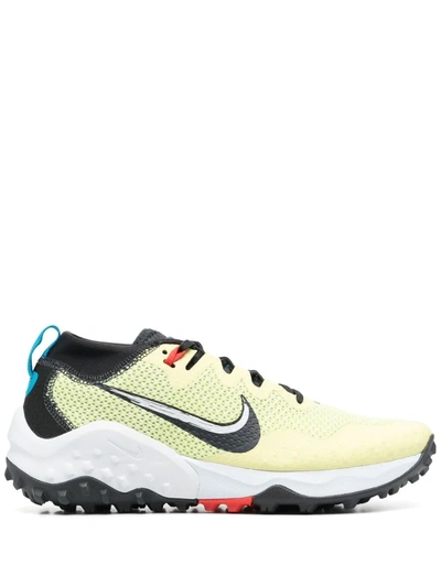 Nike Wildhorse 7 Women's Trail Running Shoes In Limelight/ Black/ Blue/ Red