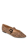 Journee Collection Women's Karissa Buckle Flats In Animal