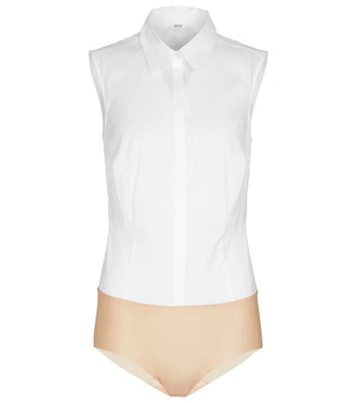 Wolford Women's London Effect Summer Body Bodysuit In White