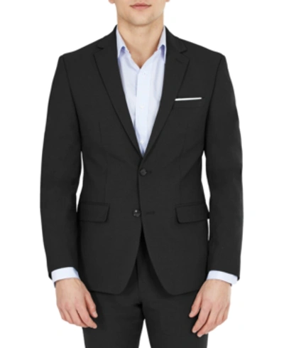 Bar Iii Men's Skinny Fit Wrinkle-resistant Wool-blend Suit Separate Jacket, Created For Macy's In Navy