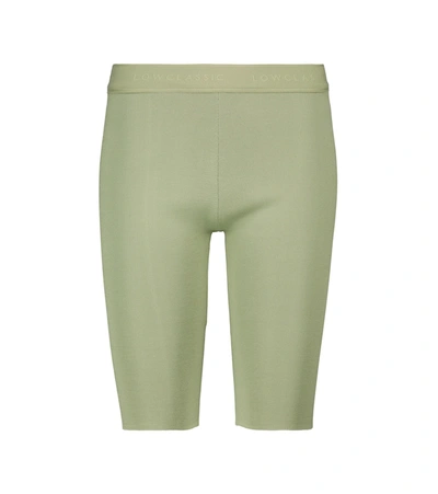 Low Classic Logo-waistband Cycling Shorts In Green