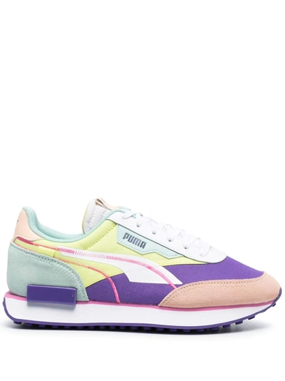 Puma Rider Low Top Sneakers In Purple Modesens