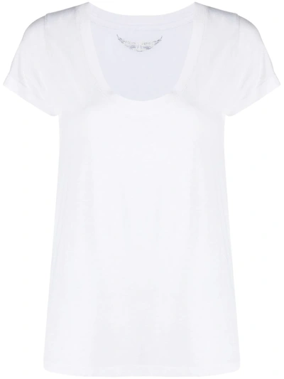 Zadig & Voltaire Tiny Logo-print T-shirt In White