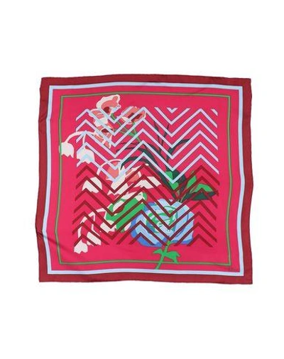 Dior Square Scarf In Fuchsia