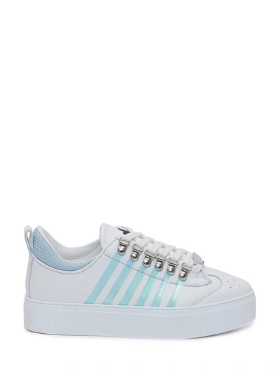 Dsquared2 251 Low Top White Light Blue Sneaker