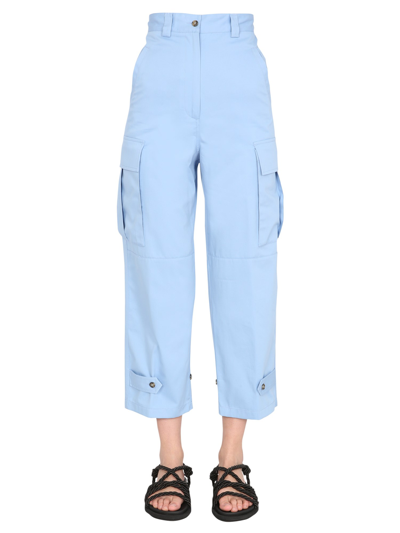 Msgm Womens Blue Other Materials Trousers