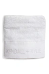 Kendall + Kylie Oversized Beach Towel In White