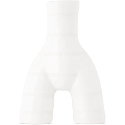 Anissa Kermiche White Ceramic Single L'egg Tealight Holder