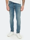 Nudie Jeans Tight Terry Full Length Skinny Jeans In Summer Dust