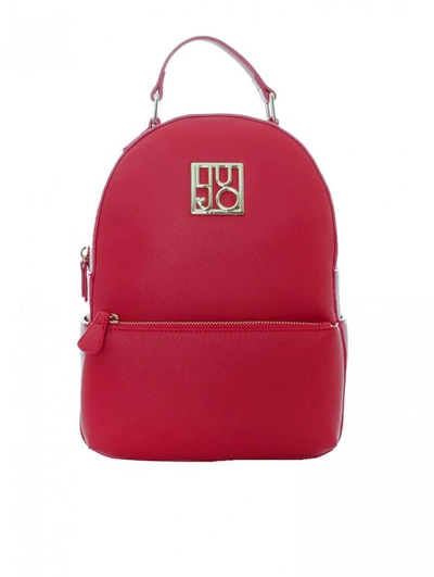 Liu •jo Sustainable Red Logo Backpack Accessories Liujo Aa1116e0017 91664