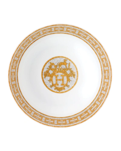 Pre-owned Herm S Mosaique Au 24 Cereal Plate
